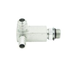 Scag 485847 3/4 O-Ring x JIC x 1/2 Hose Tee - SCA 485847