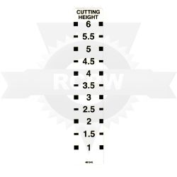 Scag 481543 Cutting Height Decal 