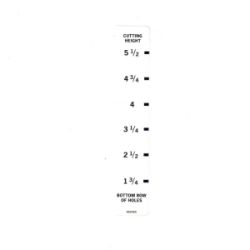Scag 482565 Cutting Height Decal 